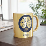 Virgo Zodiac Metallic Mug (Silver / Gold) 11 oz
