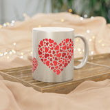 Heart Of Hearts Metallic Mug (Silver / Gold)