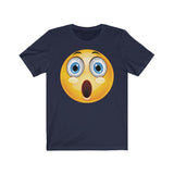 Surprised Emoji Unisex Jersey Short Sleeve Tee