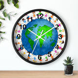 World Harmony Design on a Wall clock