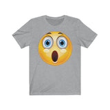 Surprised Emoji Unisex Jersey Short Sleeve Tee
