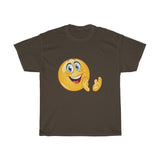 Happy Clapping Emoji Unisex Heavy Cotton Tee
