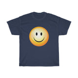 Happy Smiley Unisex Heavy Cotton Tee