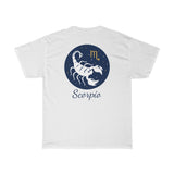Scorpio Zodiac Unisex Heavy Cotton Tee