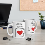 Love Potion Design on Mug 11oz