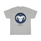 Aries Zodiac Unisex Heavy Cotton Tee