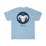 Aries Zodiac Unisex Heavy Cotton Tee