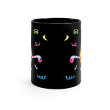Party Time Emoji 1 on 11oz Black Mug