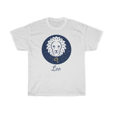 Leo Zodiac Unisex Heavy Cotton Tee