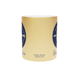 Sagittarius Zodiac Metallic Mug (Silver / Gold) 11 oz