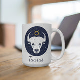 Taurus Zodiac Ceramic Mug (EU) 11 oz and 15 oz