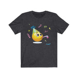 Party Time Emoji Unisex Jersey Short Sleeve Tee