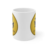Gold Coin Capricorn Zodiac Design on Ceramic Mug 11oz