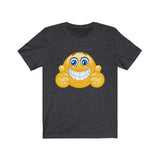 Big Smile Emoticon Unisex Jersey Short Sleeve Tee
