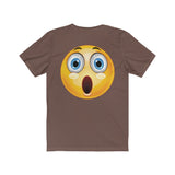Surprised Emoji Unisex Jersey Short Sleeve Tee