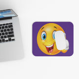 Happy Cheery Emoji Mouse Pad (Rectangle)