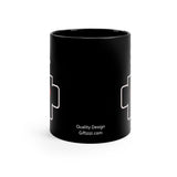 Love Potion Design 11oz Black Mug