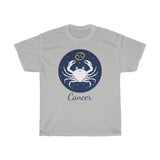 Cancer Zodiac Unisex Heavy Cotton Tee