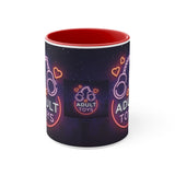 "Adult Toys" design on Accent Coffee Mug, 11oz