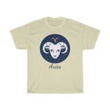 Aries Zodiac Unisex Heavy Cotton Tee