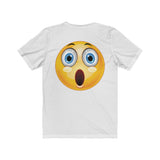 Surprised Emoji Unisex Jersey Short Sleeve Tee