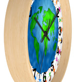 World Harmony Design on a Wall clock