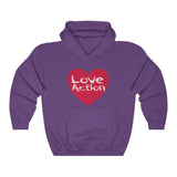 Love Action Unisex Heavy Blend™ Hooded Sweatshirt