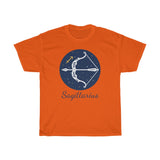 Sagittarius Zodiac Unisex Heavy Cotton Tee