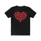 Heart Of Hearts Unisex Jersey Short Sleeve Tee