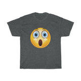 Surprised Emoji Unisex Heavy Cotton Tee