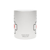Love Potion Design Metallic Mug (Silver / Gold) 11 oz