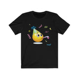 Party Time Emoji Unisex Jersey Short Sleeve Tee