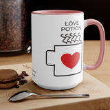 Love Potion Design on Accent Mug