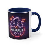 "Adult Toys" design on Accent Coffee Mug, 11oz