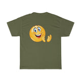 Happy Clapping Emoji Unisex Heavy Cotton Tee