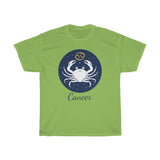 Cancer Zodiac Unisex Heavy Cotton Tee