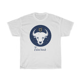 Taurus Zodiac Unisex Heavy Cotton Tee