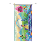 Lucky Unicorns and Dragons Polycotton Towel