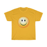 Happy Smiley Unisex Heavy Cotton Tee