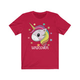 Lucky Unicorn Face Unisex Jersey Short Sleeve Tee
