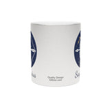Sagittarius Zodiac Metallic Mug (Silver / Gold) 11 oz