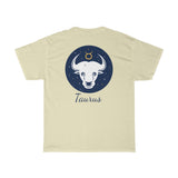 Taurus Zodiac Unisex Heavy Cotton Tee