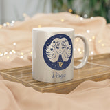 Virgo Zodiac Metallic Mug (Silver / Gold) 11 oz