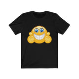 Big Smile Emoticon Unisex Jersey Short Sleeve Tee