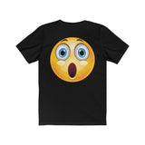 Surprised Emoji Unisex Jersey Short Sleeve Tee