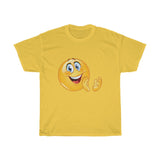 Happy Clapping Emoji Unisex Heavy Cotton Tee