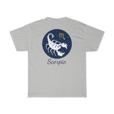 Scorpio Zodiac Unisex Heavy Cotton Tee