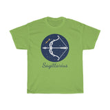 Sagittarius Zodiac Unisex Heavy Cotton Tee