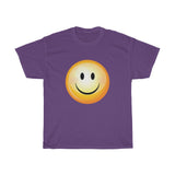 Happy Smiley Unisex Heavy Cotton Tee