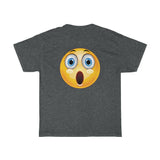 Surprised Emoji Unisex Heavy Cotton Tee
